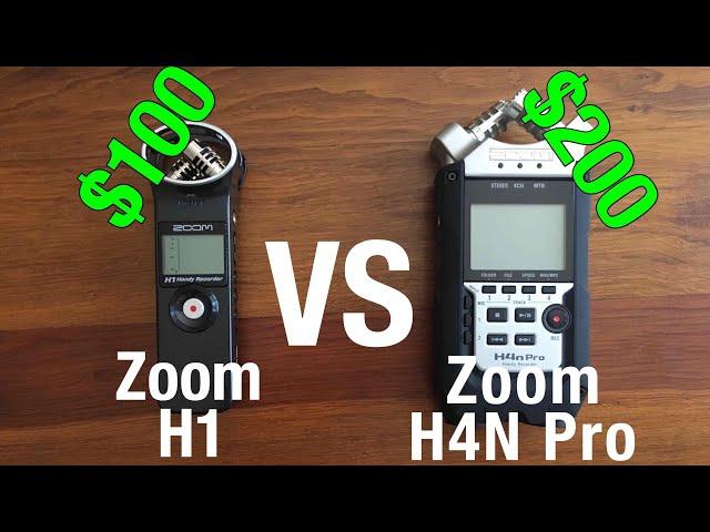 Zoom H1 vs. H4N Pro - Which is MORE worth it?!