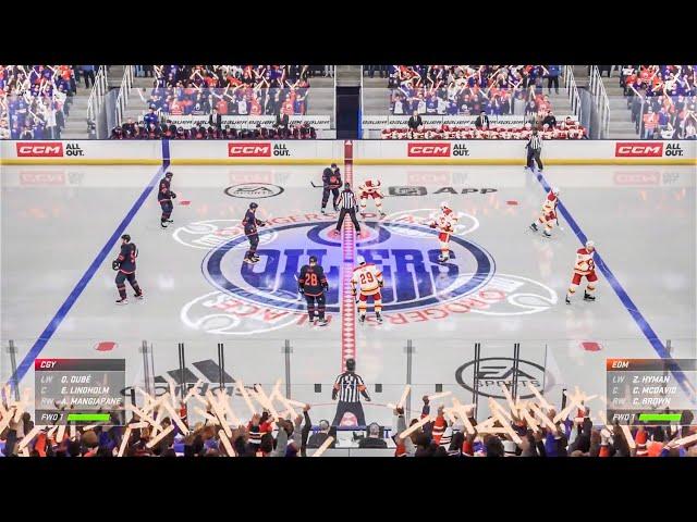 NHL 24 Gameplay - Edmonton Oilers vs Calgary Flames PS5