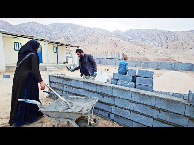 Another Step Forward with Master's Help: Building the Yard of Sakineh's House