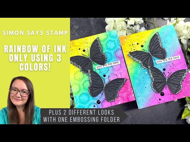Easy Rainbow Watercolor Using ReInkers | Simon Says Stamp
