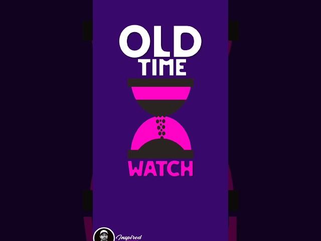 Old Time Watch Vector Illustration #designer #vectordesign #graphicdesign