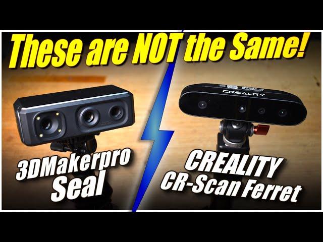 Here's the Thing About 3D Scanners... | 3DMakerpro Seal vs. Creality CR-Scan Ferret