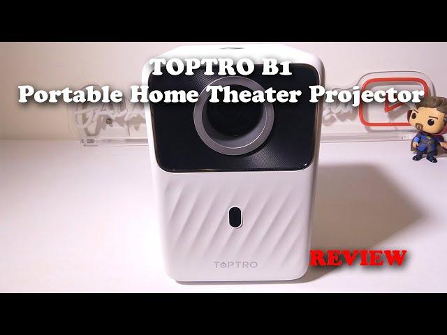 TOPTRO B1 Portable Smart Home Theater Projector REVIEW