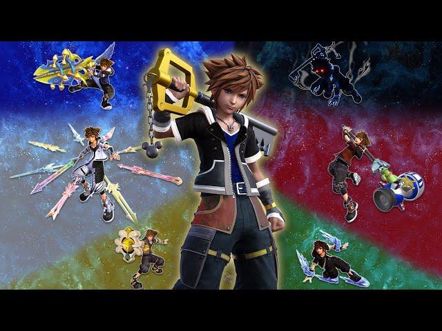 The Complete Kingdom Hearts 3 Formchange Breakdown Collection