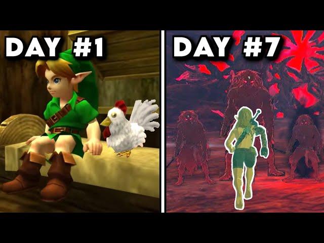 Can I Beat Every 3D Zelda Game in 7 Days?