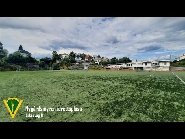 Nygårdsmyren idrettsplass in Bergen Norway I Stadium of Laksevåg TI