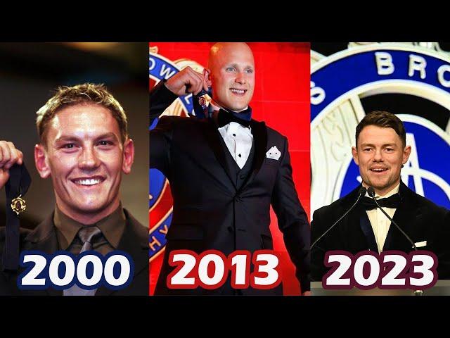 EVERY BROWNLOW MEDALLIST 2000-2023