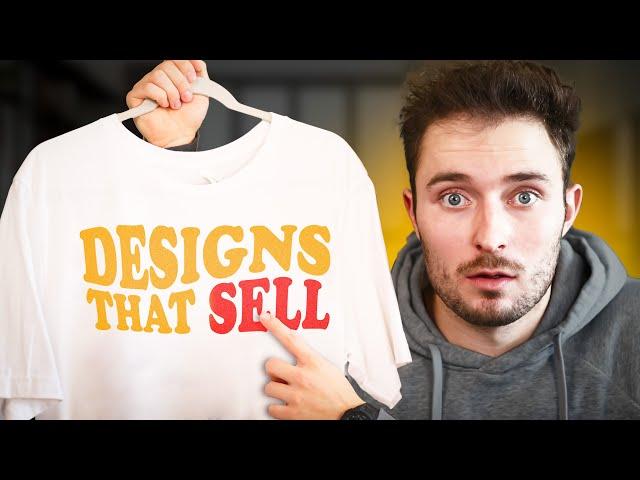 How I Make Top Selling T-Shirt Designs 2023 (No Skill)