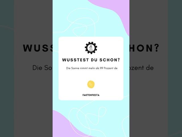 Astronomische Fakten #wissenswert #fakten #interessant #wusstestduschon #space #sonnensystem #shorts