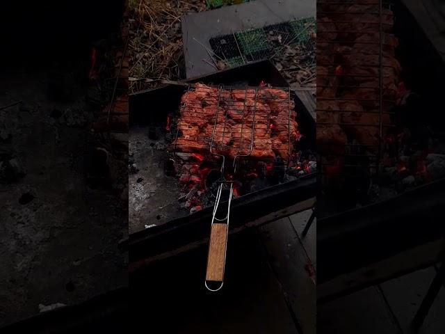 Шашлык на Углях #мясо #науглях #крылышки #мяу #гриль #вкусно #приятноговечера прия