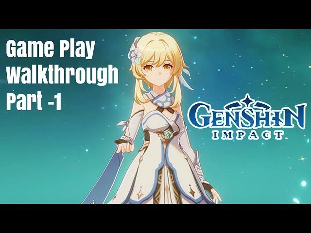 Genshin Impact Gamplay Walkthrough PC Part 1