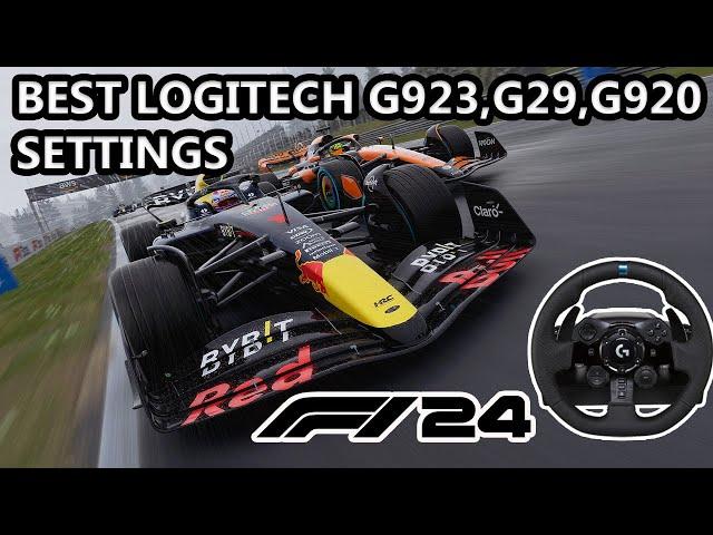 F1 24 Logitech G923 Settings