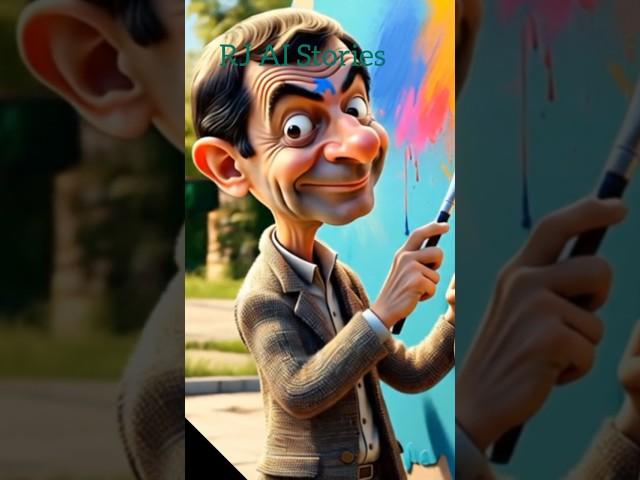 "Dive into an AI story with this familiar face!AIStories, #Animation #MrBean #FunnyShorts