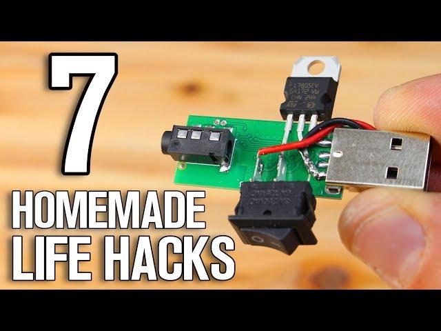 7 Homemade Projects - 7 DIY Life Hacks