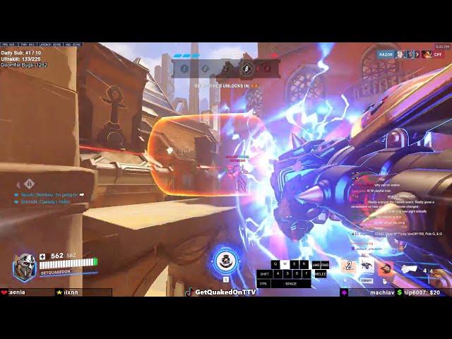 GetQuakedOn PRO Doomfist Overwatch Gameplay Season 13 Top 500