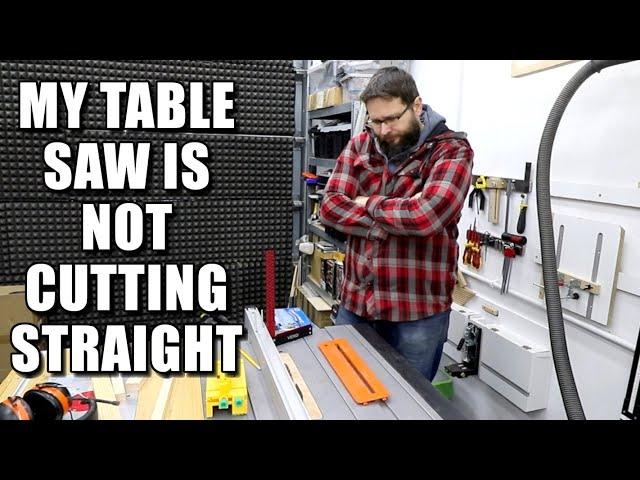 My Table Saw Is Not Cutting Straight | Evolution Rage 5S | Simple Fix