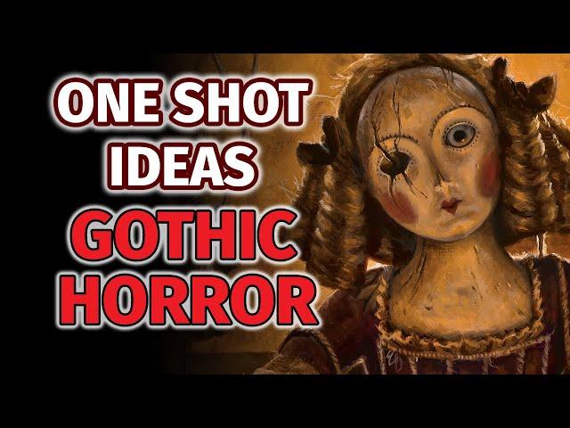 Gothic Horror D&D One Shot Ideas 5E / Pathfinder - Quest Ideas and Plot Hooks TTRPG - Wally DM