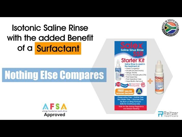 Salex SSR For Immediate Sinus Pressure Relief