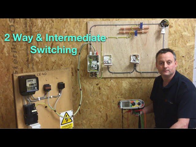 Continuity, Polarity and Insulation Resistance of our 2 way and Intermediate Lighting Circuit