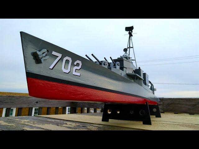 Rocket Boat Rebuild: Refitting an R/C Destroyer