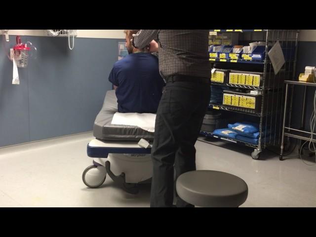 Peforming the Dix Hallpike Test