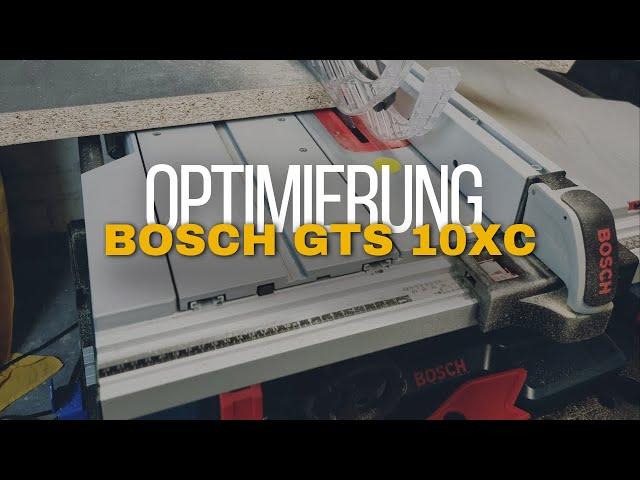 Bester Bosch GTS 10 XC Umbau | Parallelanschlag Upgrade! Du wirst es lieben!