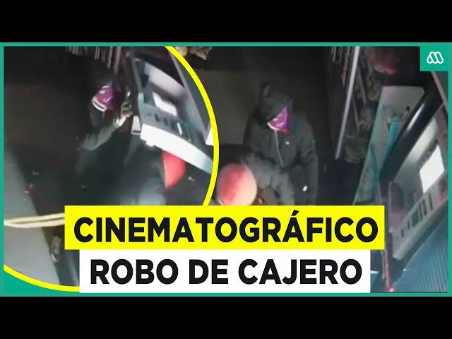 Fallido robo de cajero: Ladrones no lograron detonarlo y se dieron a la fuga