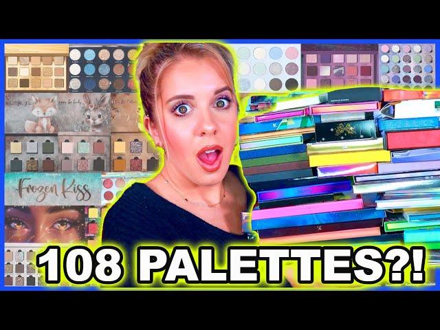 RANKING ALL 108 PALETTES I TRIED IN 2024 | Worst To Best! |