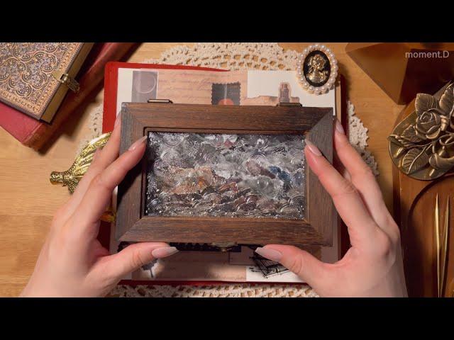 ASMR 우주비행의 꿈🪐 빈티지 다이어리 꾸미기 Art Journaling #scrapbooking #papertherapy #コラージュ #collage 다꾸