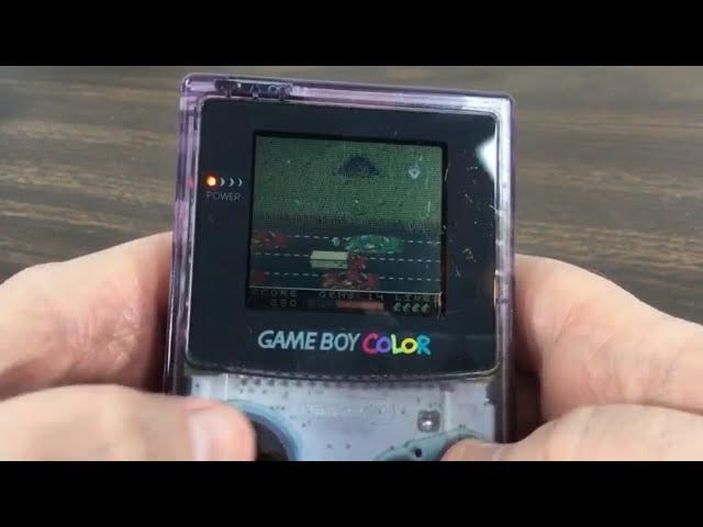 Atomic purple Nintendo Gameboy Color demo