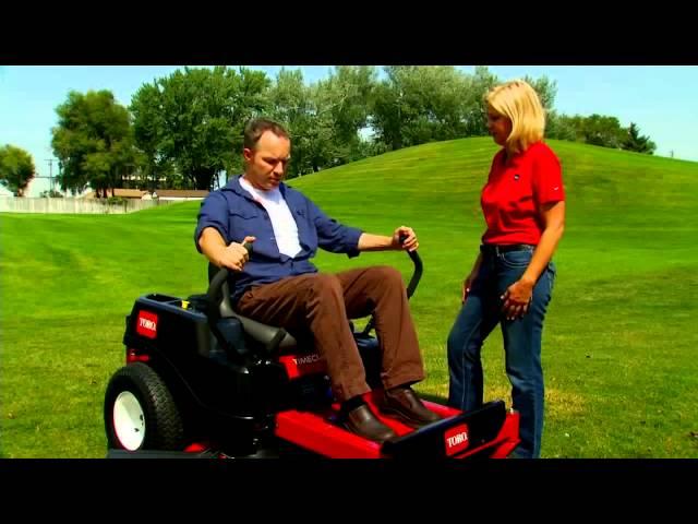 How to Operate a Zero Turn Riding Lawn Mower from Toro