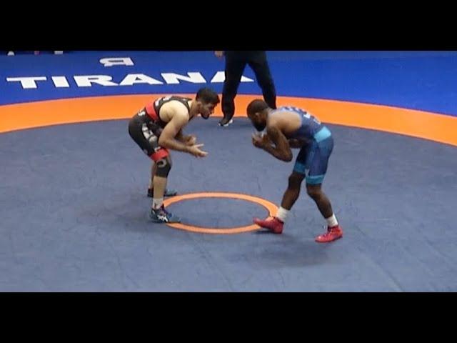 79 kg 1/4 Final - Mohammad Nokhodi, Iran vs Jordan Burroughs, United States