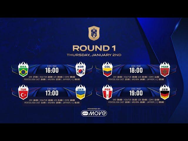  KINGS WORLD CUP NATIONS - ROUND 1 - DAY 2 