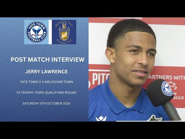 POST MATCH INTERVIEW: Bristol Rovers loanee Jerry Lawrence speaks to the club media