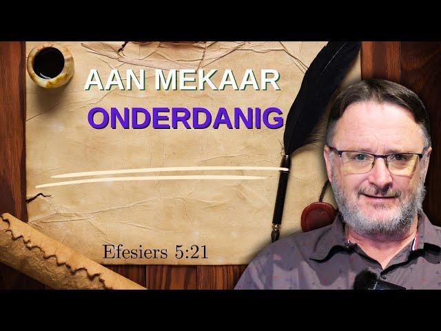 Aan mekaar onderdanig | Vita Dei 615