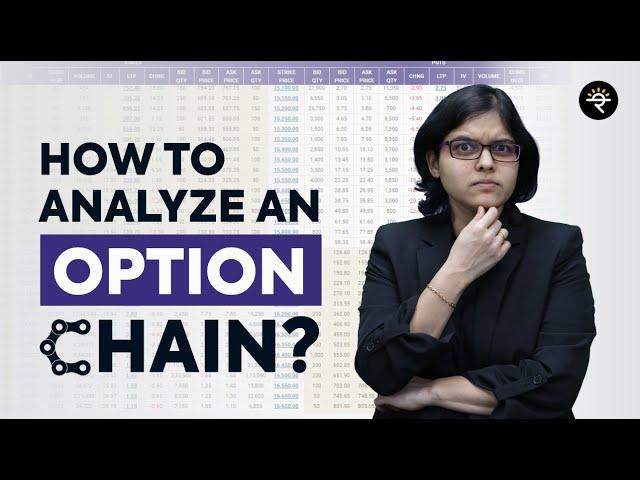 How to analyze an Option Chain? | Option trading | CA Rachana Ranade