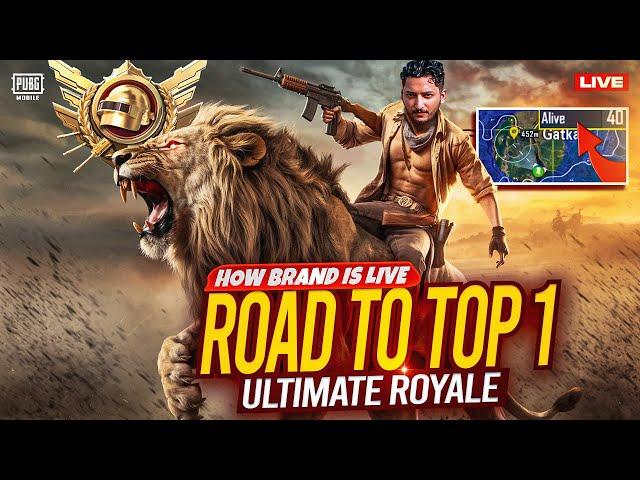 Rank Top 3 In Ultimate Royale | Aj #2 Valy Ko Kabu Karna | Pubg Mobile | HOW BRAND LIVE