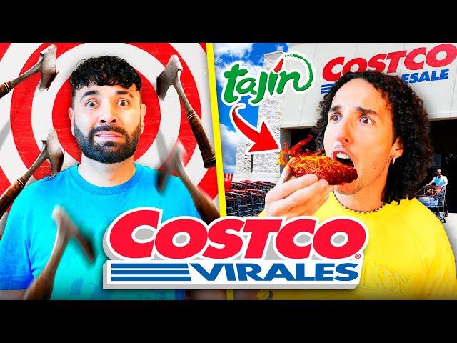 PROBAMOS LOS PRODUCTOS + VIRALES DE COSTCO, Cuadretas TAJÍN, Tiro con Hacha | LOS RULÉS