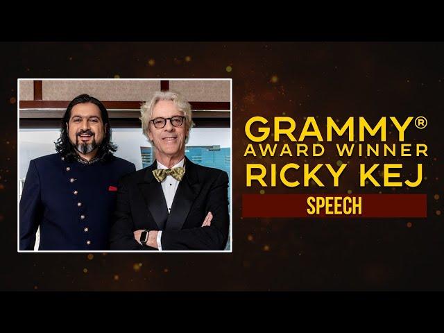 Ricky Kej - Acceptance Speech | 64th Annual GRAMMY Awards | Divine Tides | Stewart Copeland