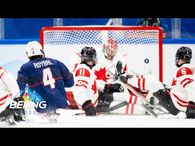 Team USA sled hockey demolishes Canada 5-0 in Paralympic opener | NBC Sports