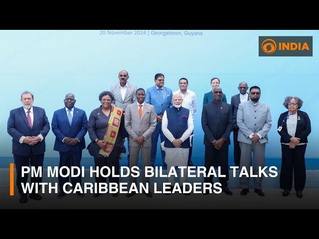 India's PM Modi holds bilateral talks with Caribbean leaders in Guyana