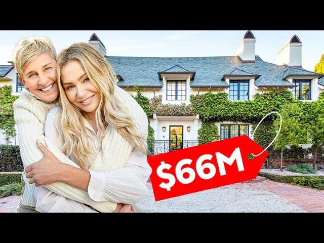 Inside Ellen DeGeneres & Portia De Rossi's $600-Million Property Portfolio!