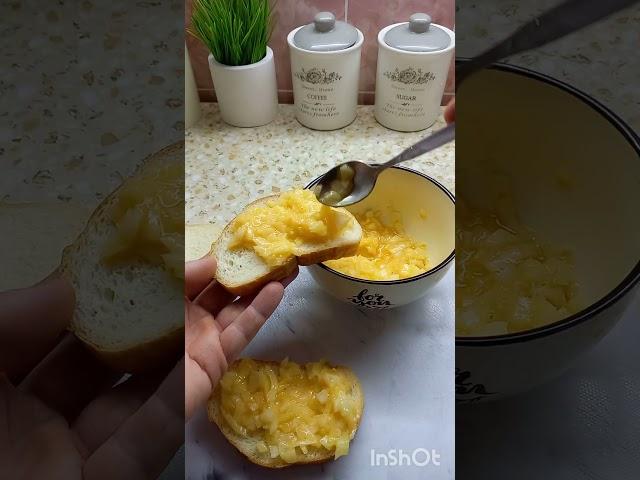 бутерброды с луком.когда к чаю ни чего #просто #вкусно #доступно