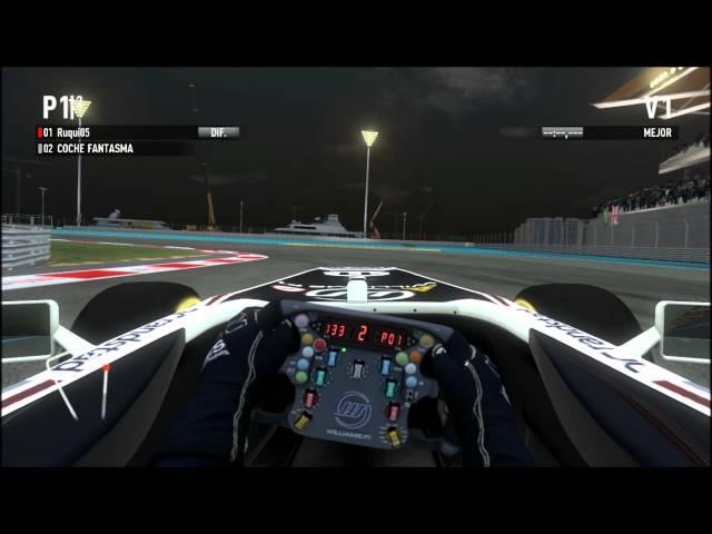 F1 2011 Willians Lap Abu Dhabi [HD]