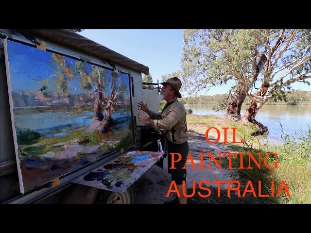 OIL PAINTING - LARGE PALETTE KNIFE - PLEIN AIR - ALLA PRIMA / AUSTRALIA!