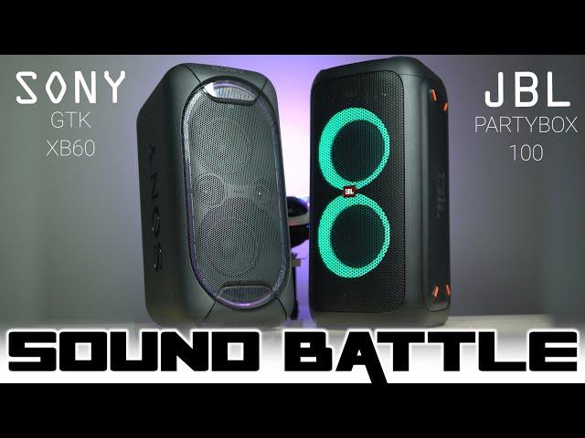 JBL Partybox 100 vs Sony GTK XB60 | Sound Battle | You Asked For It