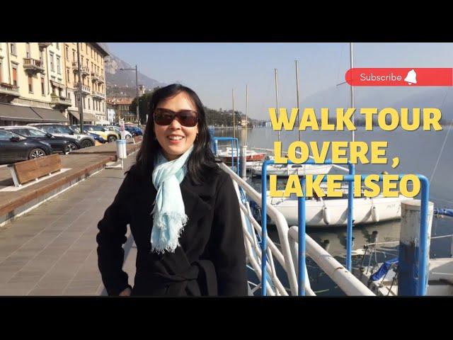 WALK TOUR LOVERE || LAKE ISEO, ITALY || FEB.2022 || jen's journey channel