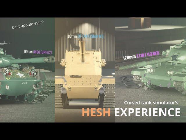 HESH SHELL EXPERIENCE! (Cursed tank simulator)