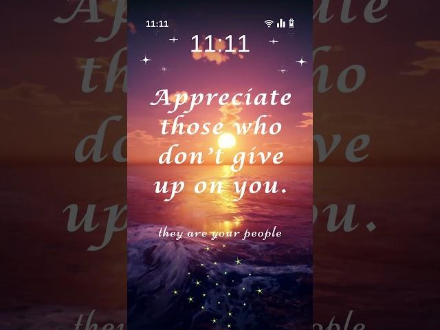 Appreciate those who never give up on you #appreciation  #gratitudemindset #acceptyourself #happy