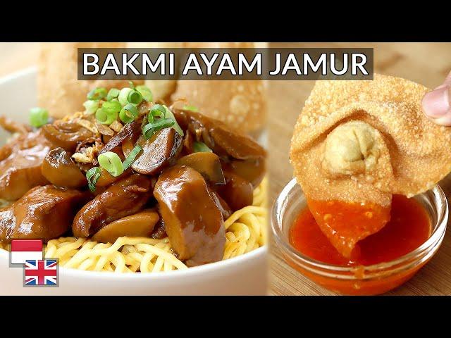 Resep Bakmi Ayam Jamur & Pangsit Gorengnya [Ala Bakmi GM]